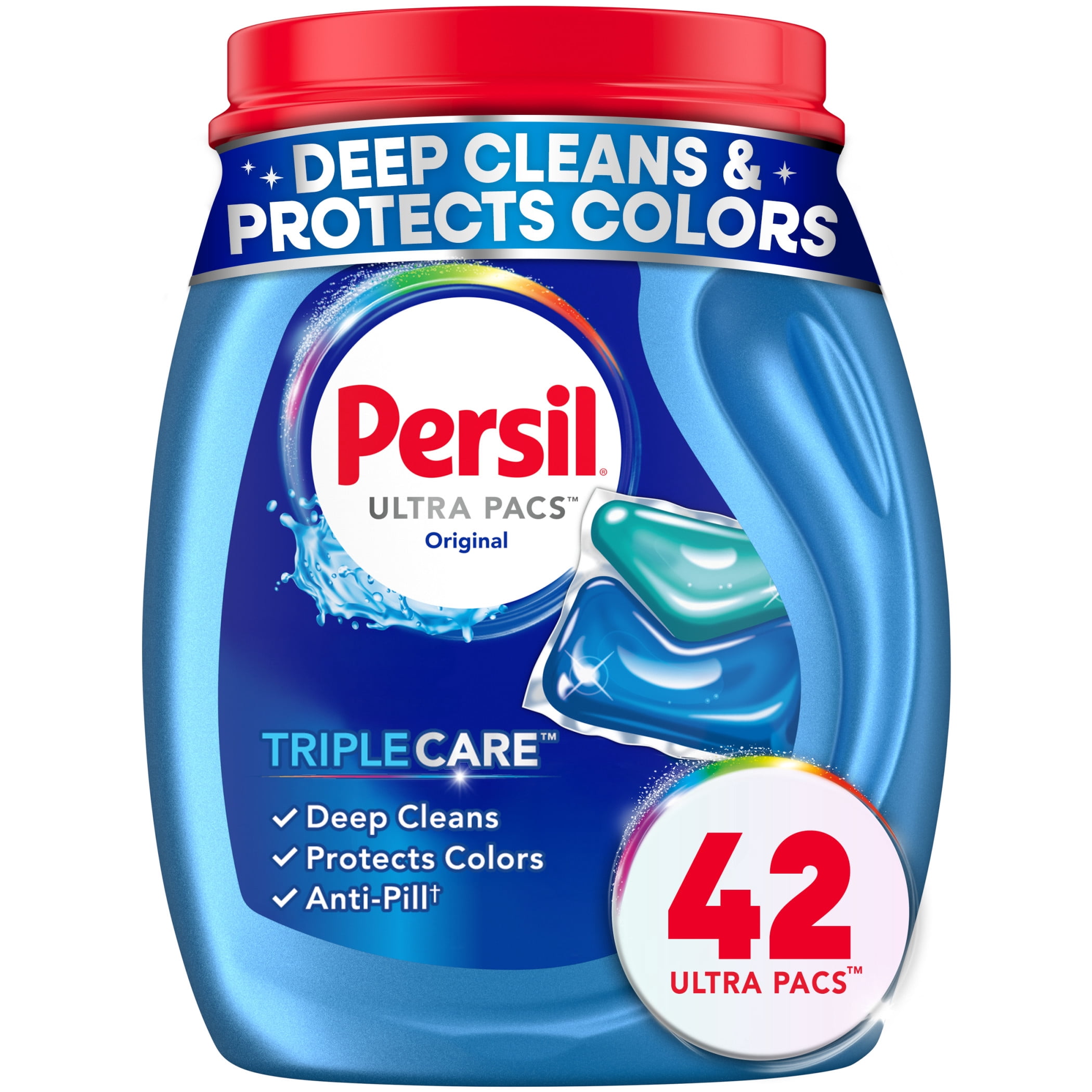 Persil Ultra Pacs Deep Clean Laundry Detergent, Original, 42 Count