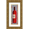 thumbnail image 1 of Persillon, Francoise 13x32 Gold Ornate Wood Framed with Double Matting Museum Art Print Titled - Bordeaux I, 1 of 4