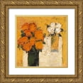 thumbnail image 1 of Persillon, Francoise 20x20 Gold Ornate Wood Framed with Double Matting Museum Art Print Titled - Equilibre, 1 of 4