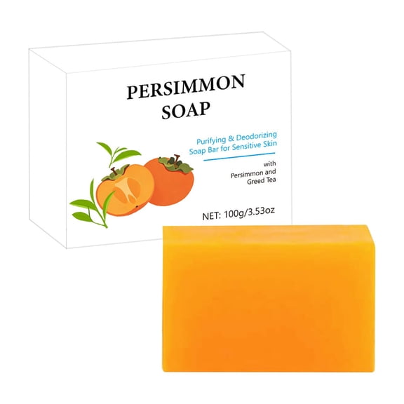 Persimmon Deodorant Soap Bar For Body Odor 100G
