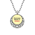 thumbnail image 1 of Persistence Victory Overcome Difficult Necklaces Pendant Retro Moon Stars Jewelry, 1 of 4
