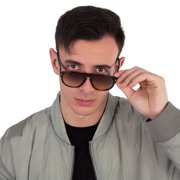 Persol Crystal Gradient Brown Pilot Mens Sunglasses PO0649 24/51 54