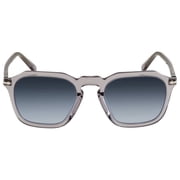 Persol Mens Translucent Acetate Square Sunglasses With Gradient Blue Lenses Grey