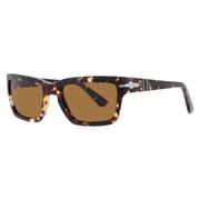 Persol Brown Rectangular Mens Sunglasses PO3363S 985/33 55