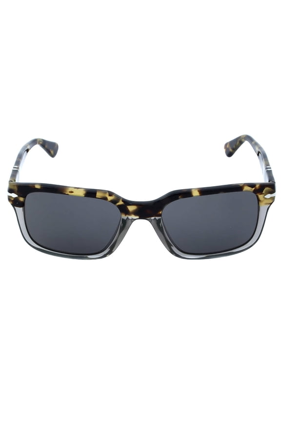 Gray Rectangular Men's Sunglasses PO3272S 1130B1 53