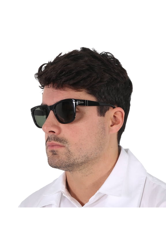 Green Square Unisex Sunglasses PO3313S 95/31 52