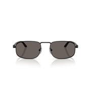 Persol Men's 0Po1027s Rectangular Metal Frame Sunglasses With Adjustable Nose Pads Black