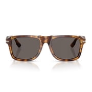 Persol Mens Havana Po8002s Acetate Milky Sunglasses Grey