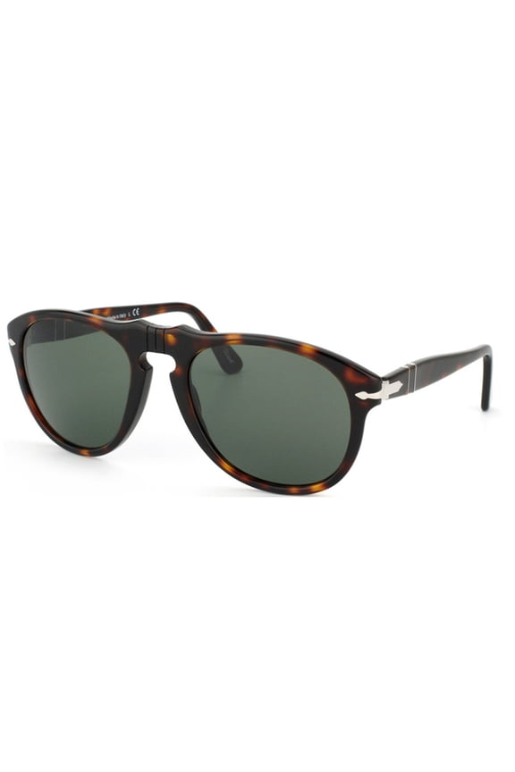 Men's PO0649-24/31-52 Tortoiseshell Square Sunglasses