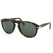 Persol Mens PO0649-24/31-52 Tortoiseshell Square Sunglasses