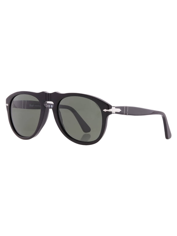 Men's PO0649-95/31-52 Black Square Sunglasses
