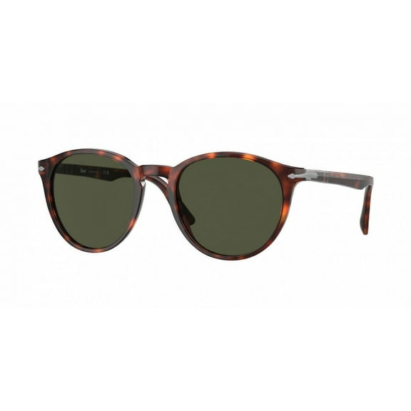 Persol Men's PO3152S PO3152S-901531-52 Brown Round Sunglasses