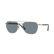 Persol PO 2494S Metal Unisex Pillow Sunglasses Gold 53mm Adult
