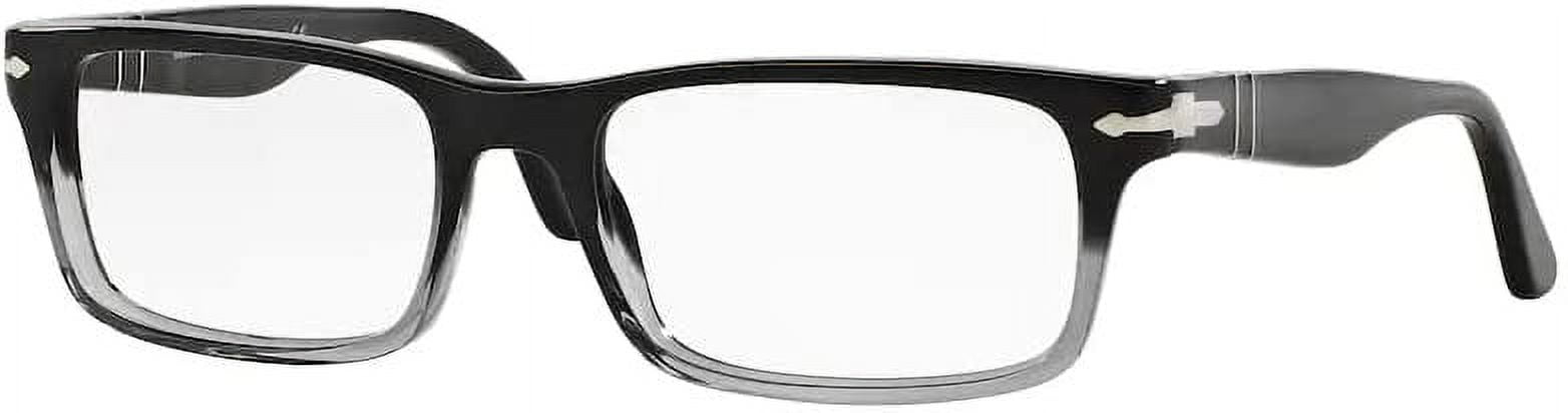 Persol PO3050V 966 55MM Gradient Black Rectangle Eyeglasses for