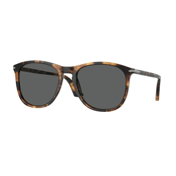 Persol Polarized Black Square Unisex Sunglasses PO3314S 1102B1 57