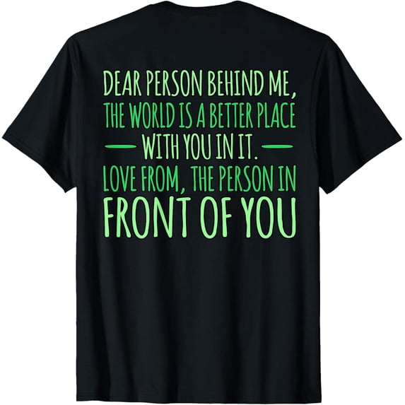 Person Behind Me Mental Health Awareness Supporter Graphic T-Shirt