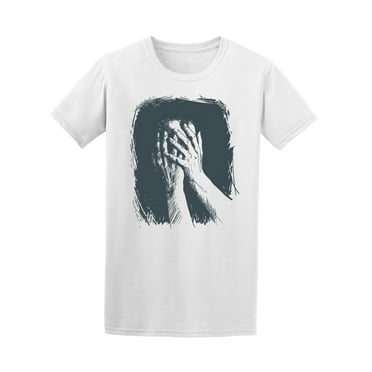 Person Suffering Ink Style T-Shirt Men -Image by Shutterstock, Male XX-Large
