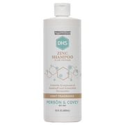 Person and Covey DHS Zinc Shampoo 16oz   Medicated Anti-Dandruff Shampoo for Itchy, Flaky Scalp & Seborrheic Dermatitis Treatment