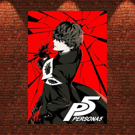 Persona 5 Game Poster, RPG Video Game Wall Art Print