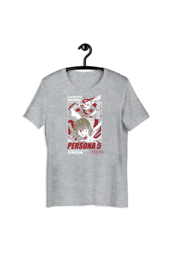 Persona 5, Goro Akechi, Shin Megami Tensei, Game Gift, Gaming Shirt, Anime T-Shirt, Manga Shirt, Gift for Gamer,Online Gamer Gift Video Game-TH32365