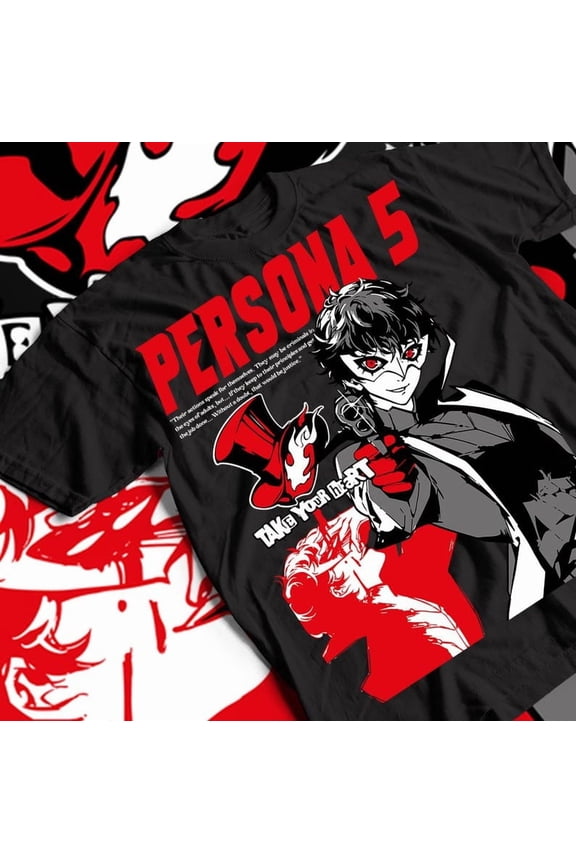 Persona 5, Goro Akechi, Shin Megami Tensei, Game Gift, Gaming Shirt, Anime T-shirt, Manga Shirt, Gift for Gamer,online Gamer Gift Video Game