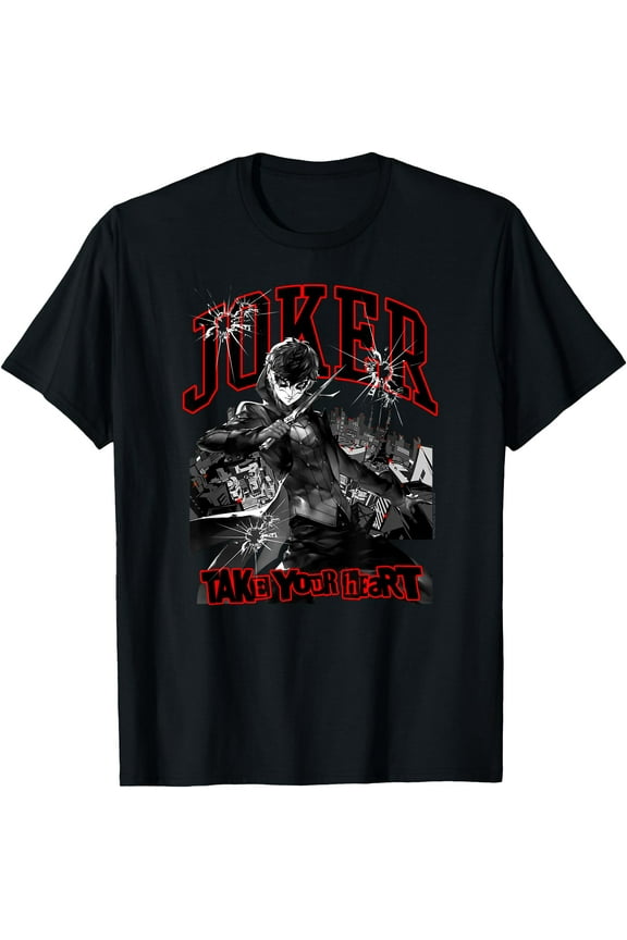 Persona 5 Joker Cityscape Unisex T-Shirt for Men Women Teenager