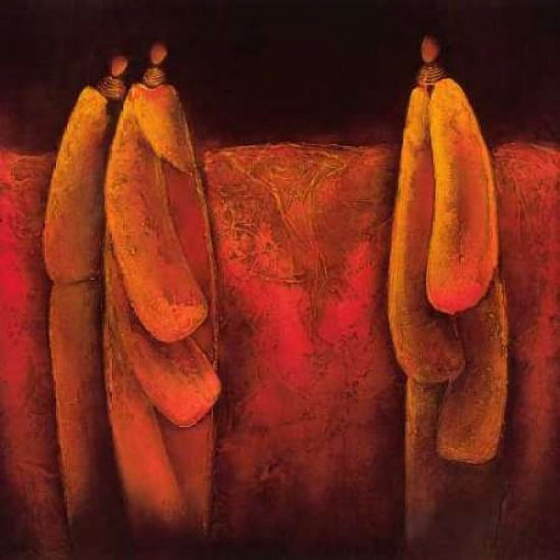 Personages I Canvas Art - Liesbeth Optendrees (24 x 24)