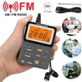 thumbnail image 1 of Personal AM/F_M Pocket Radio, TSV Portable Mini Digital Tuning Stereo Walkman Radio with Rechargeable Battery, Earphone, Lock Screen, Preset for Walking Jogging Traveling Camping, 1 of 9