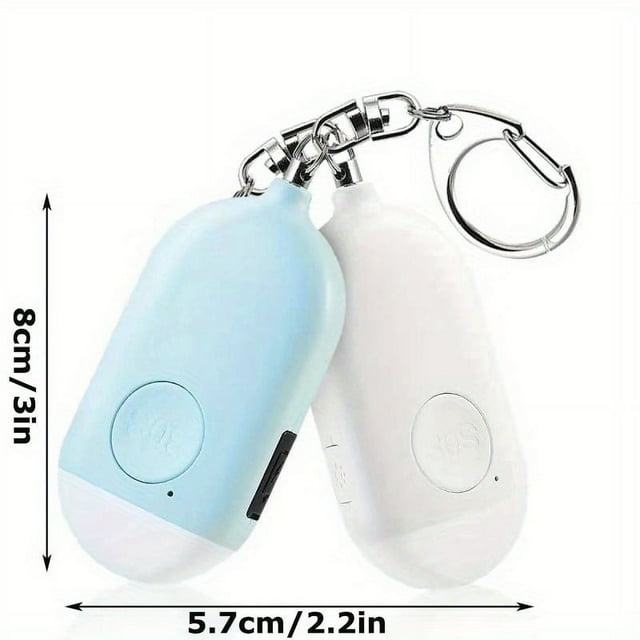 Personal Alarm, 130dB Self Defense Safe Personal Security Alarm Keychain Rechargeable