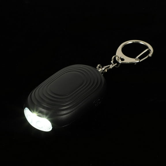 Personal Alarm Rechargeable Personal Alarm Keychain with LED Lights Emergency Whistle Personal Protection Device for Men Children Elderly