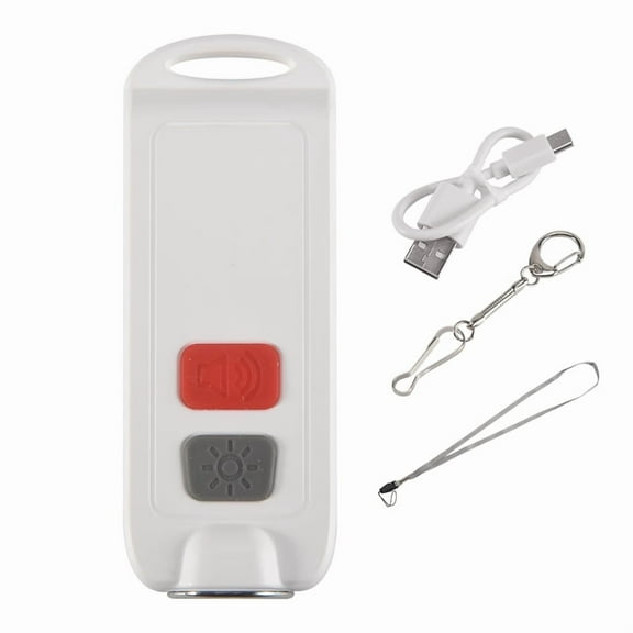 Personal Alarm, Alarm for Women with SOS LED Light,130DB Siren,Waterproof Keychain Sound Device for Kids Elders