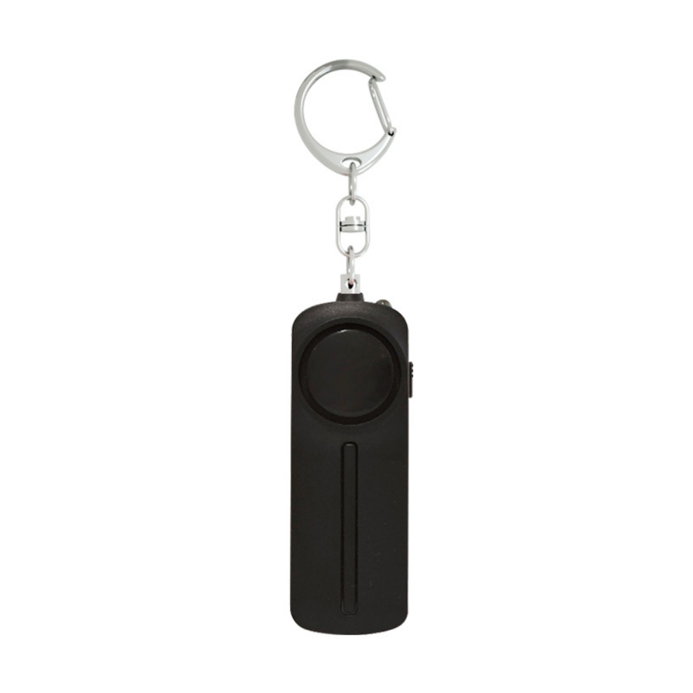 Personal Alarm, Self Defense Siren Keychain with LED Light for Women Men, Children and Elderly 130DB Loud, Safesound Personal Security Alarms, Black