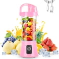 thumbnail image 1 of Personal Blender Portable Juicer Cup Maker with 380ml Bottles, Stainless Steel Blades and USB Rechargeable for Shakes and Smoothies, 1 of 6