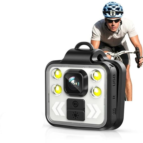 Personal Body Camera Video Recorder, 1080P Body Worn Cam with LED Brightness, Wearable Police Camera Head , 5-6HR Battery Life ,Accurate and Clear