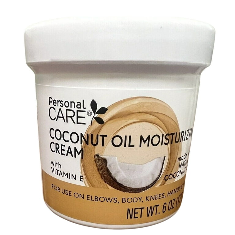 Personal Care Coconut Oil Moisturizing Cream With Vitamin E 6 oz