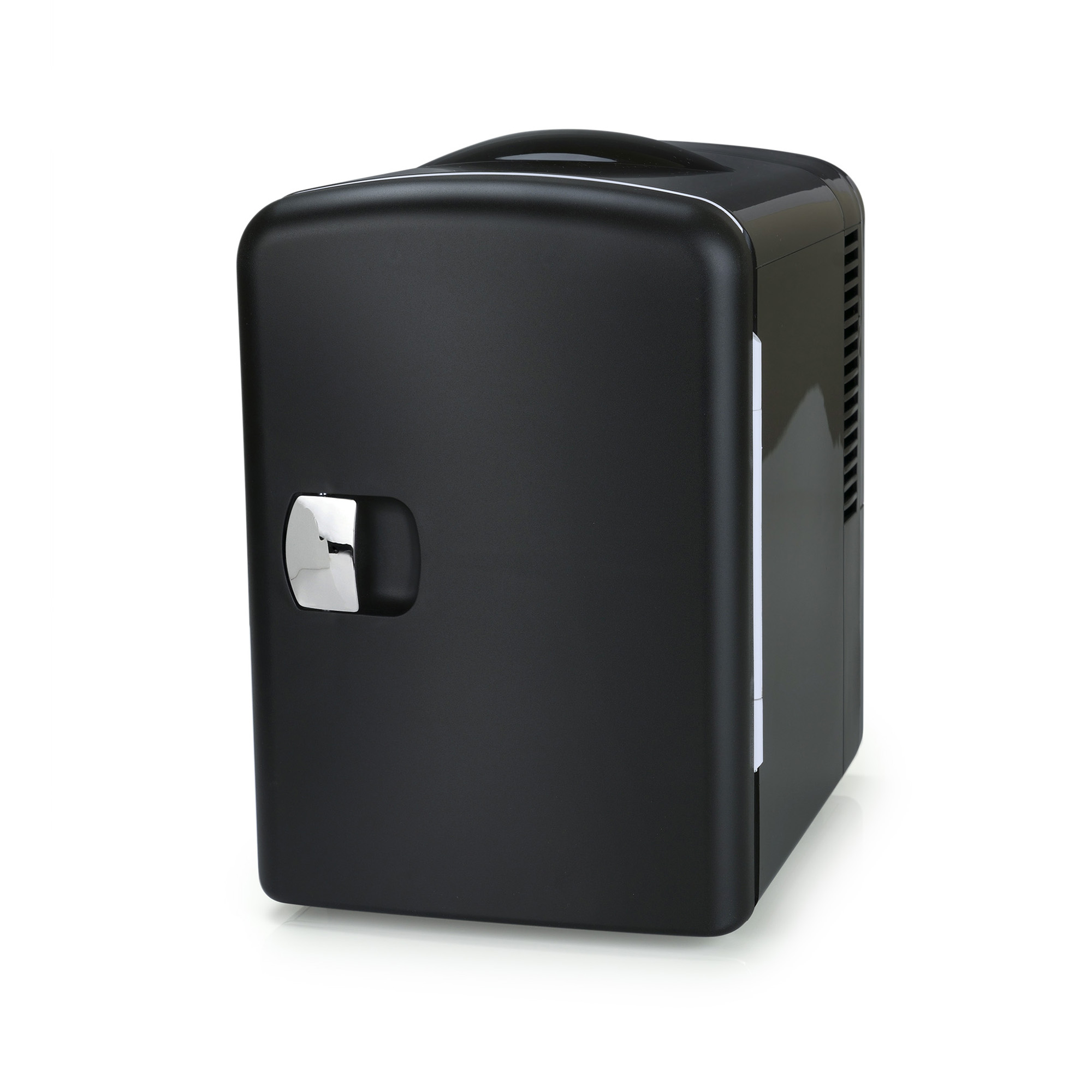 Personal Chiller 6 Can Mini Fridge Beverage and Skincare Refrigerator, Black - image 1 of 5