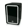 Personal Chiller LED Lighted Mini Fridge with Glass Door, New, Standard Hinge Door