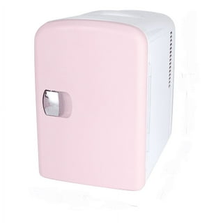 RCA Portable Retro 6 can Mini Refrigerator, RMIS129, Pink 