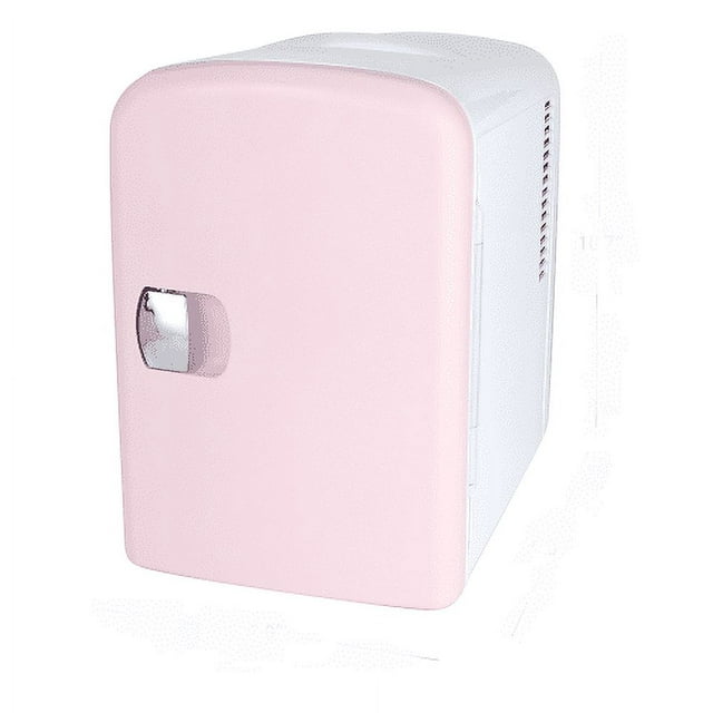 Personal Chiller Portable 6-Can Mini Fridge Small Space Cooler Pink K4106MTPK