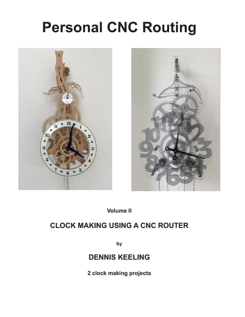 Clock making using a CNC router: How to make two types of wall clock ...