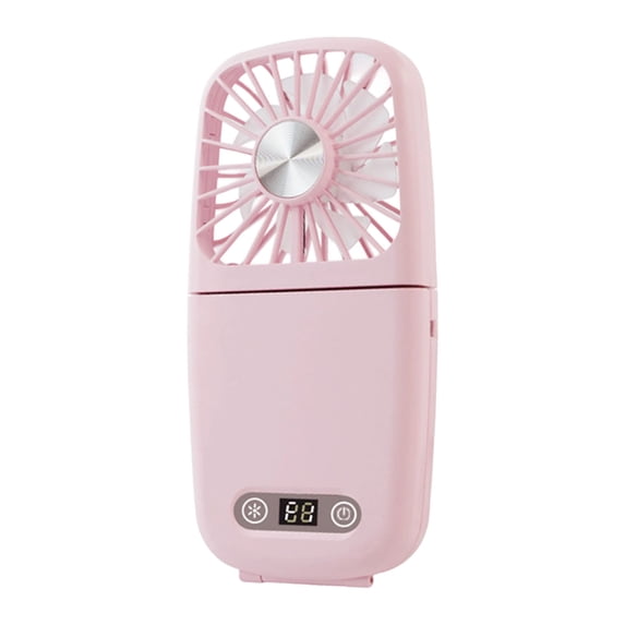 Personal Cooling Fan Folding Fan Makeup Mirror with Light Misting Cooling Fan for Travel