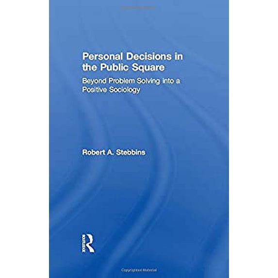 Pre-Owned Personal Decisions in the Public Square 9781412808262 Used