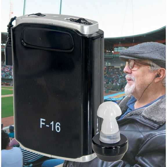 Personal Ear Sound Amplifier Aid w/ Volume & Frequency Control - 50dB Gain, Portable, Lightweight Compact Digital Ear Aid - Eldery & Seniors