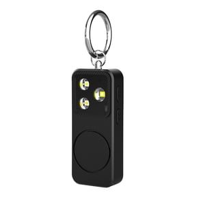 Personal Emergency Alarm Device 150dB Loud Sound LED Light USB Rechargeable Compact for Jogging Hiking Travel