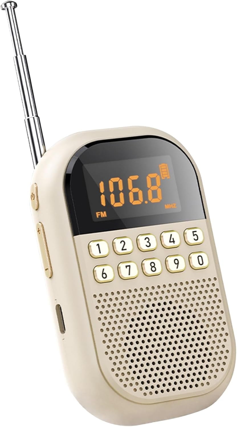 Personal AM FM Portable Radio with Bluetooth Speaker AM FM Pocket Radio ...