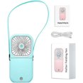 Personal Fan, Mini Usb Powered HandsFree Fan 180 Rotating Foldable Fan