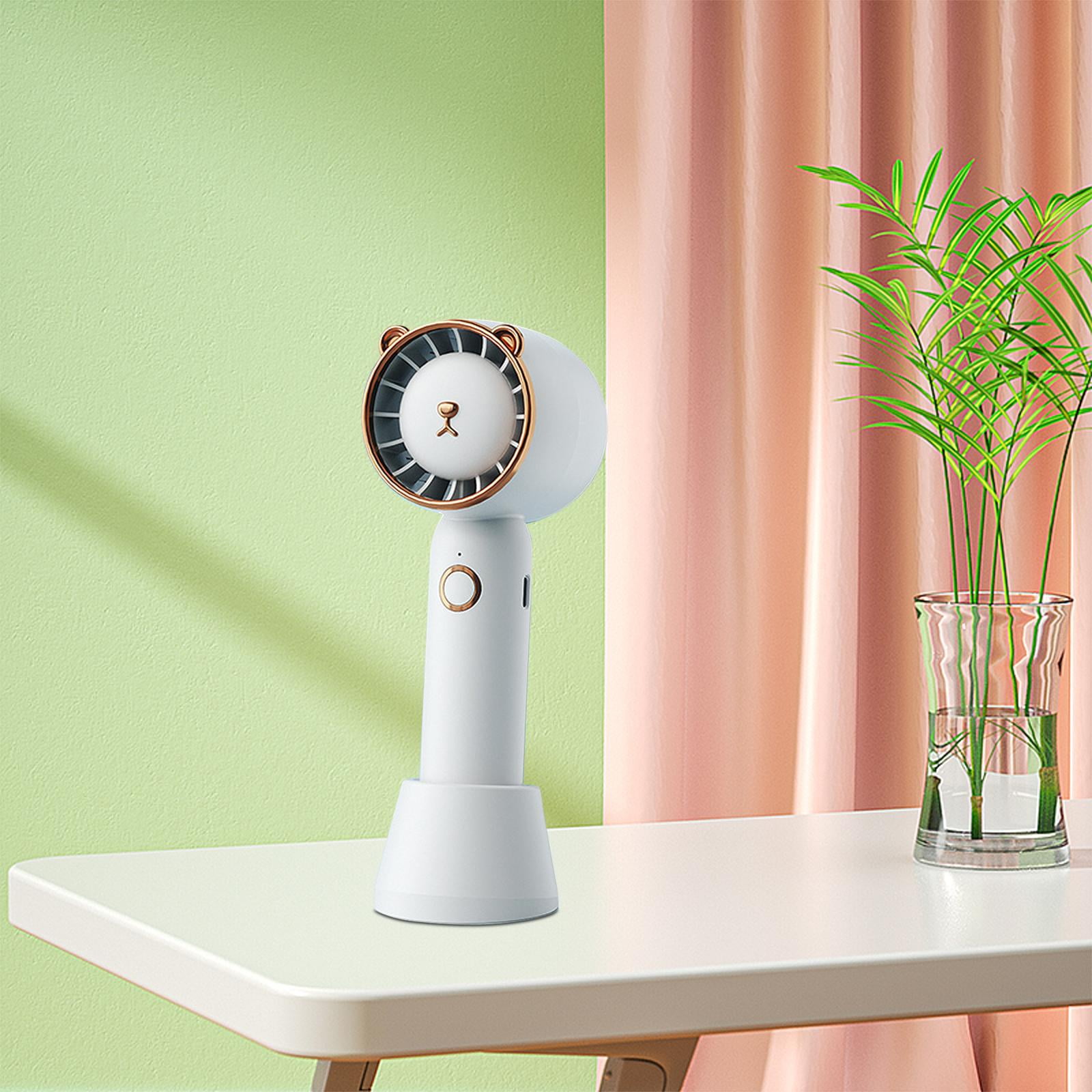 Personal Fans Handheld Table Fan Silent USB Rechargeable Desk Fan for