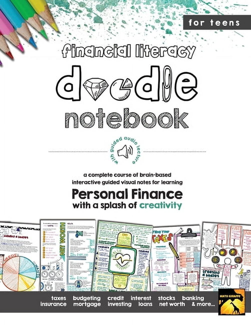 Notes Paperback Personal Finance Doodle Notes: Brain Based Interactive Guided Notes ...