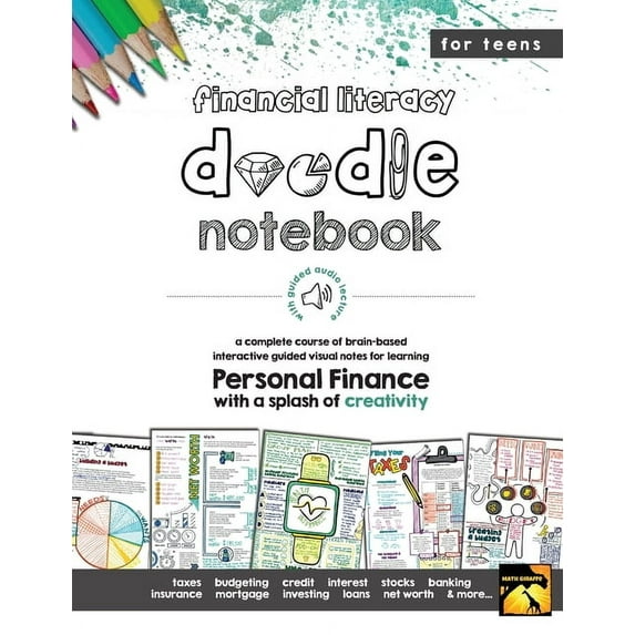 Personal Finance Doodle Notes: Brain Based Interactive Guided Notes, (Paperback)