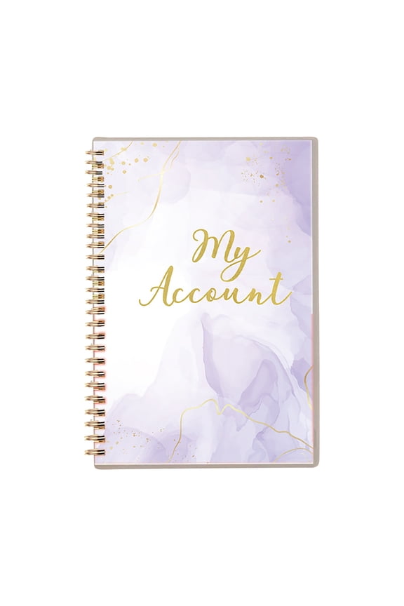 Personal Finance Ledger Check Register, Wenini Bank Cheque Book Bill Organizer, Expense Tracker Notebook for Monthly Budget Planning with Compact Size